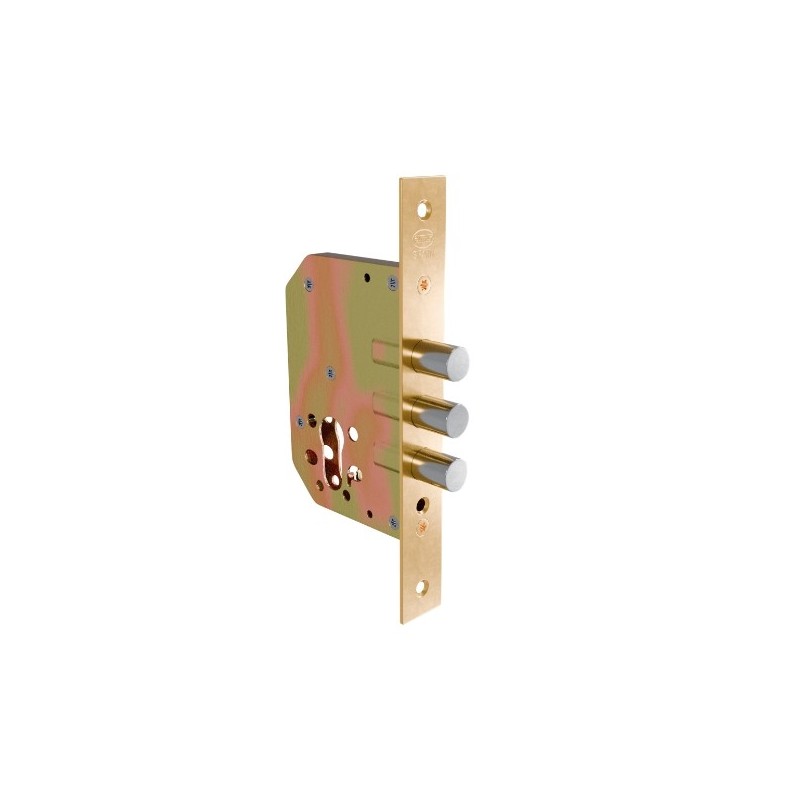 AMIG 24956  
 Cerradura 1102  
 50 mm  
 Acero  
 Latonado