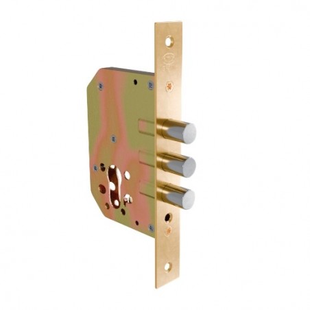 AMIG 24956  
 Cerradura 1102  
 50 mm  
 Acero  
 Latonado
