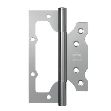 AMIG 24961  
 Bisagra BG1  
 4'' x 2,5'' (100 x 63,5 x 2,5 mm)  
 Acero inoxidable  
 Mate