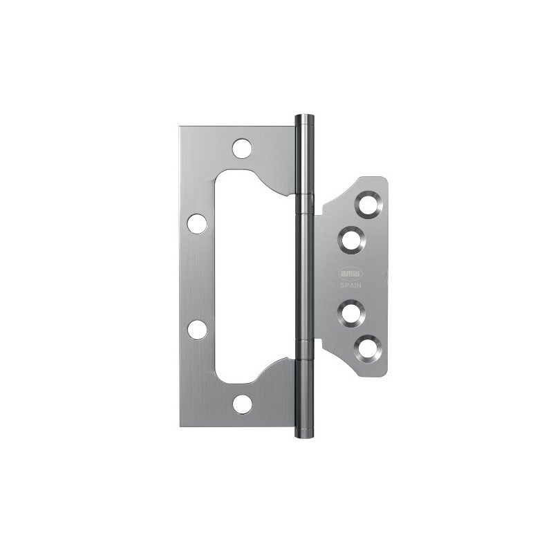 AMIG 24962  
 Bisagra BG1  
 4'' x 3'' (100 x 75,5 x 2,5 mm)  
 Acero inoxidable  
 Mate
