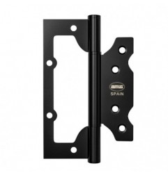 AMIG 24964  
 Bisagra BG1  
 4'' x 2,5'' (100 x 63,5 x 2,5 mm)  
 Acero inoxidable  
 Negro mate