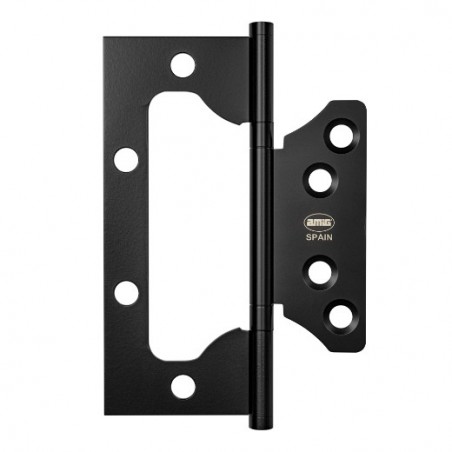 AMIG 24965  
 Bisagra BG1  
 4'' x 3'' (100 x 75,5 x 2,5 mm)  
 Acero inoxidable  
 Negro mate