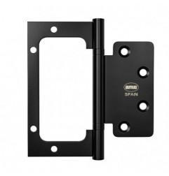 AMIG 24966  
 Bisagra BG1  
 4'' x 3,5'' (100 x 90 x 2,5 mm)  
 Acero inoxidable  
 Negro mate