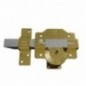 AMIG 24973  
 Cerrojo alta seguridad 1R PLUS  
 90 x 154 mm  
 Acero  
 Oro - Izquierda