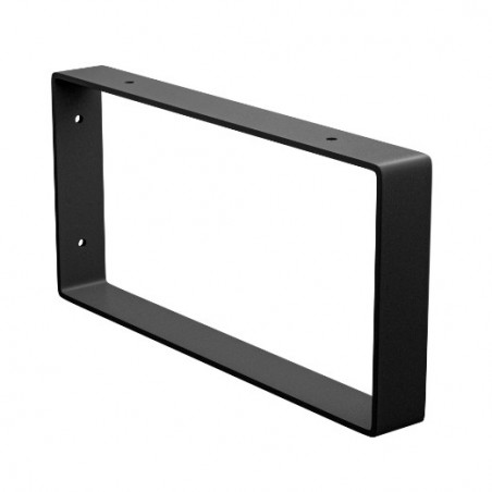 AMIG 24978  
 Soporte 3001  
 126 x 261 x 30 mm  
 Acero  
 Negro mate