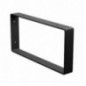 AMIG 24978  
 Soporte 3001  
 126 x 261 x 30 mm  
 Acero  
 Negro mate