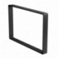 AMIG 24979  
 Soporte 3002  
 211 x 311 x 30 mm  
 Acero  
 Negro mate