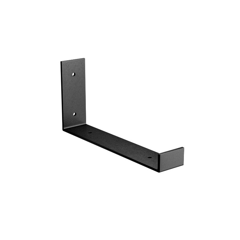 AMIG 24981  
 Soporte 3004  
 103 x 211 x 40 mm  
 Acero  
 Negro mate
