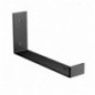 AMIG 24981  
 Soporte 3004  
 103 x 211 x 40 mm  
 Acero  
 Negro mate