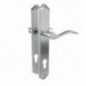 AMIG 24990  
 Manilla con placa BETA PB85  
 256 x 48 mm  
 Acero  
 Cromado mate