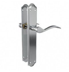 AMIG 24994  
 Manilla con placa BETA  
 256 x 48 mm  
 Acero  
 Cromado mate