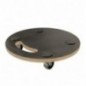 AMIG 24996  
 Soporte rodante 2610  
 Ø30 cm  
 Madera contrachapada  
 Negro