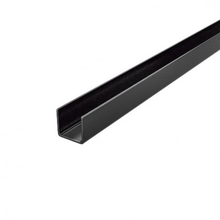 AMIG 25022  
 Perfil en U aluminio  
 10 x 10 mm  
 Aluminio  
 Negro mate