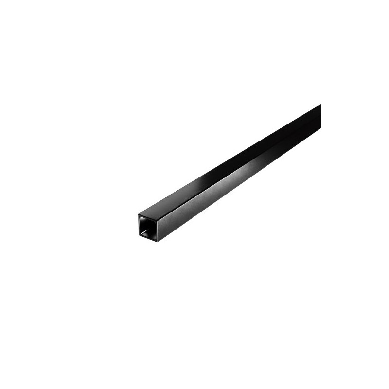 AMIG 25032  
 Tubo cuadrado aluminio  
 20 x 20 mm  
 Aluminio  
 Negro mate