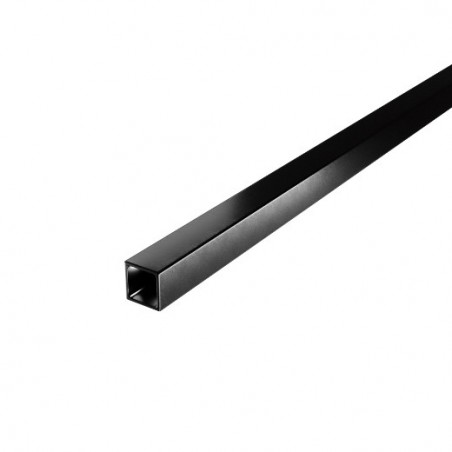 AMIG 25032  
 Tubo cuadrado aluminio  
 20 x 20 mm  
 Aluminio  
 Negro mate
