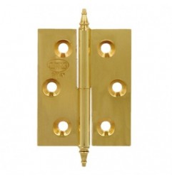 AMIG 2504  
 Bisagra 1006  
 70 x 50 x 2 mm  
 Latón  
 Pulido - Izquierda