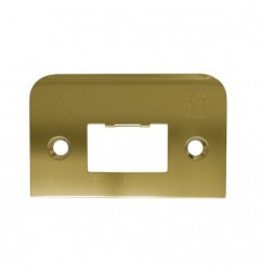 AMIG 25071  
 Soporte picaporte CUADRADO  
 Acero  
 Latonado
