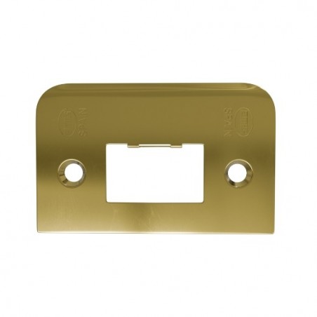 AMIG 25071  
 Soporte picaporte CUADRADO  
 Acero  
 Latonado