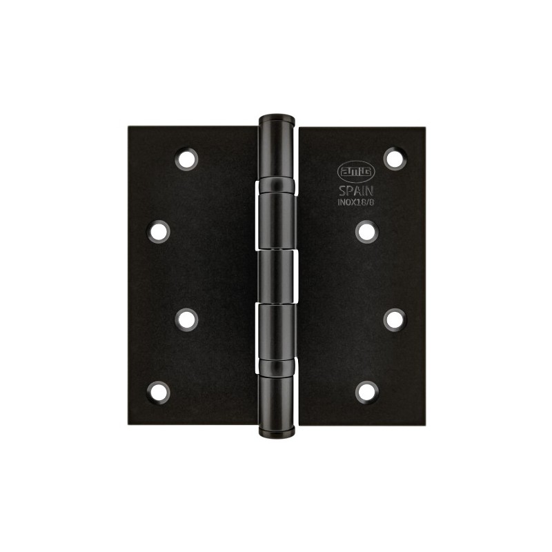 AMIG 25099  
 Bisagra 2012  
 3'' x 3'' (76 x 76 x 2 mm)  
 Acero inoxidable 18/8  
 Negro