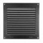 AMIG 25128  
 Rejilla ventilación 3  
 150 x 150 mm  
 Aluminio  
 Negro