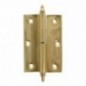 AMIG 2513  
 Bisagra 1007  
 120 x 80 x 3 mm  
 Latón  
 Pulido - Derecha