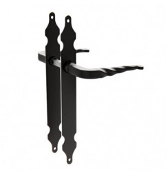 AMIG 25141  
 Manilla con placa 101N  
 250 x 28 mm  
 Placa de acero, Tirador de zamak  
 Negro