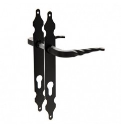AMIG 25142  
 Manilla con placa 101NB85  
 250 x 28 mm  
 Placa de acero, Tirador de zamak  
 Negro