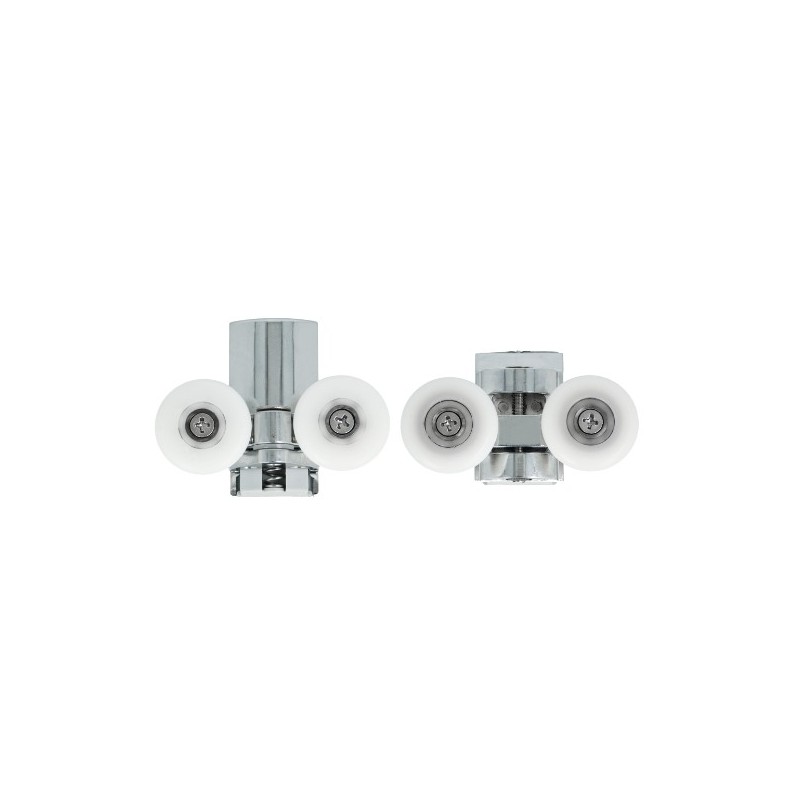 AMIG 25147  
 Rodamiento mampara PMC06  
 Ø25 mm  
 Zamak  
 Cromado