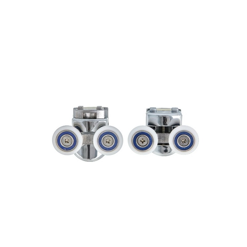 AMIG 25148  
 Rodamiento mampara PMC07  
 Ø23 mm  
 Zamak  
 Cromado