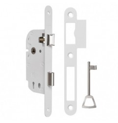 AMIG 25149  
 Cerradura 771AL  
 40/70 mm  
 Acero  
 Blanco