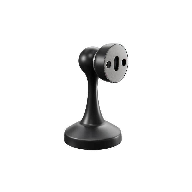 AMIG 25167  
 Tope puerta magnético 715  
 Ø55 x 85 mm  
 Acero inoxidable  
 Negro