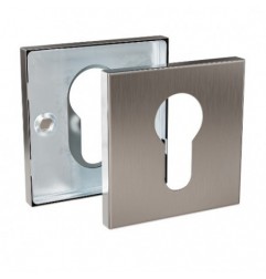 AMIG 25170  
 Bocallave 5RX  
 54 x 54 mm  
 Acero inoxidable  
 Mate