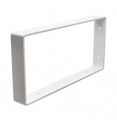 AMIG 25171  
 Soporte 3001  
 126 x 261 x 30 mm  
 Acero  
 Blanco