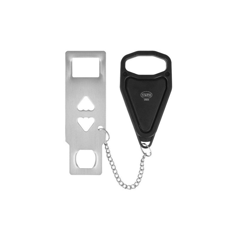 AMIG 25180  
 Bloqueo picaporte TRAVEL01  
 Acero inoxidable