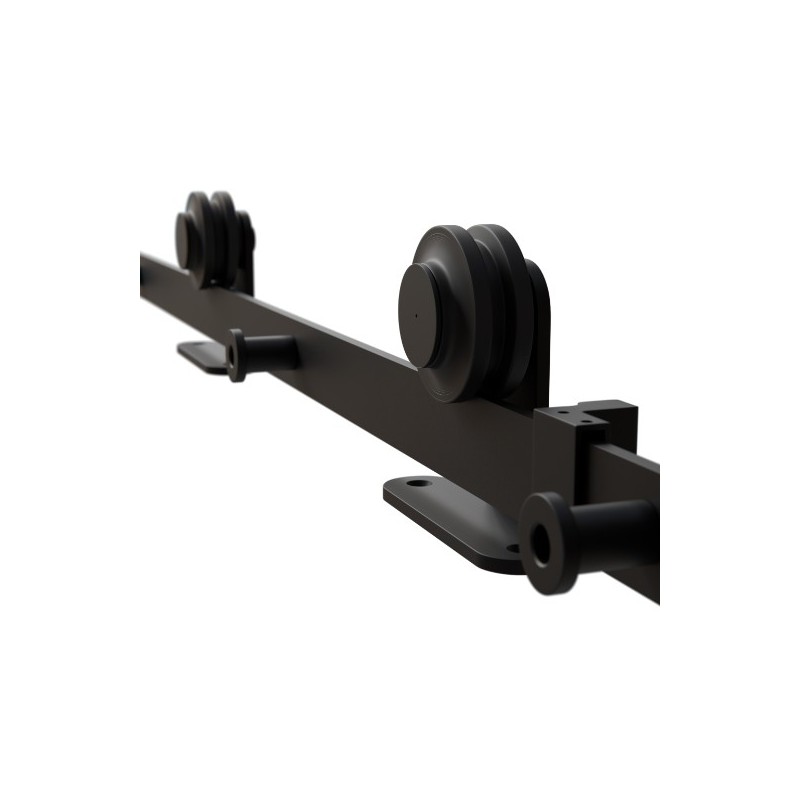 AMIG 25201  
 Kit corredera SD004  
 1,86 m  
 Acero  
 Negro
