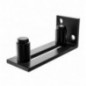 AMIG 25206  
 Guía inferior corredera SD021  
 105 x 40 x 40 mm  
 Acero  
 Negro
