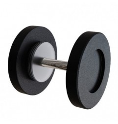 AMIG 25210  
 Tirador corredera SD041  
 Ø50 mm  
 Acero  
 Negro