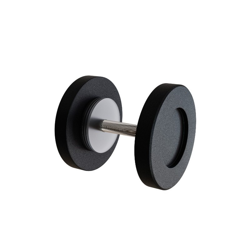 AMIG 25210  
 Tirador corredera SD041  
 Ø50 mm  
 Acero  
 Negro