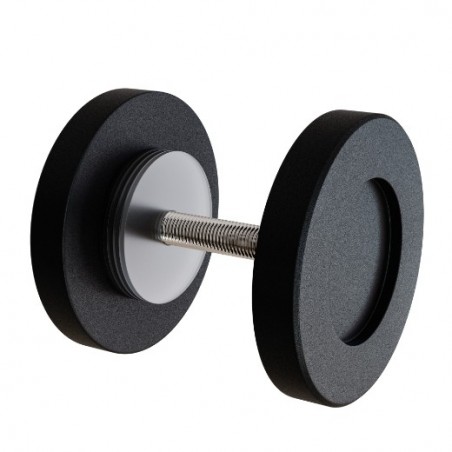 AMIG 25210  
 Tirador corredera SD041  
 Ø50 mm  
 Acero  
 Negro