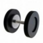 AMIG 25210  
 Tirador corredera SD041  
 Ø50 mm  
 Acero  
 Negro