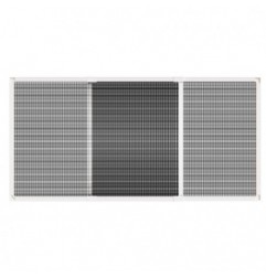 AMIG 25219  
 Mosquitera extensible ME01  
 100 x 70 cm  
 Blanco/Gris