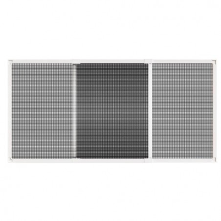 AMIG 25219  
 Mosquitera extensible ME01  
 100 x 70 cm  
 Blanco/Gris