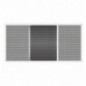 AMIG 25219  
 Mosquitera extensible ME01  
 100 x 70 cm  
 Blanco/Gris