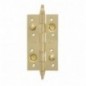AMIG 2522  
 Bisagra seguridad 561  
 150 x 82 x 3 mm  
 Acero  
 Latonado barnizado
