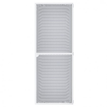 AMIG 25220  
 Mosquitera puerta MP01  
 100 x 220 cm  
 Blanco/Gris