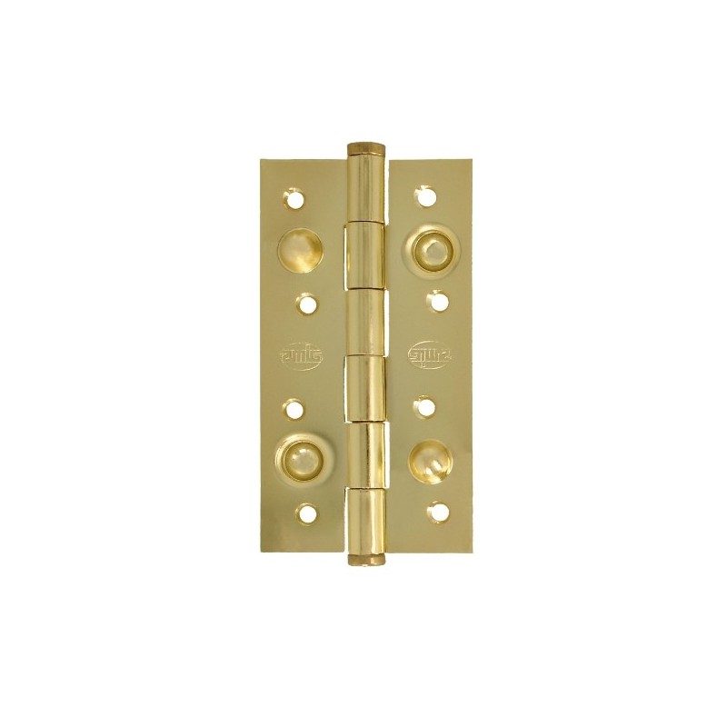 AMIG 2524  
 Bisagra seguridad 565  
 150 x 82 x 3 mm  
 Acero  
 Latonado barnizado
