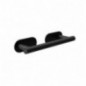 AMIG 25243  
 Toallero EA-1  
 230xØ19x70x45 mm  
 Acero inoxidable 18/8  
 Negro mate