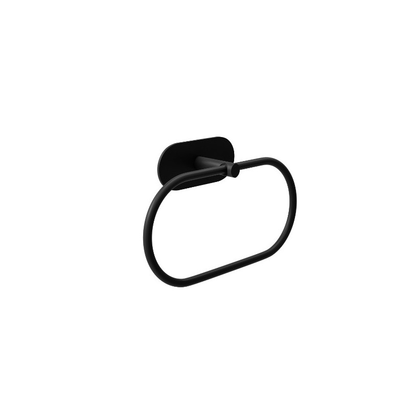 AMIG 25246  
 Toallero EA-2  
 205 x 125 mm  
 Acero inoxidable 18/8  
 Negro mate