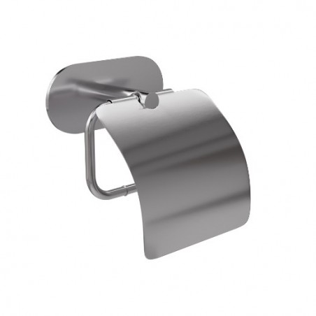 AMIG 25251  
 Portarrollos wc con tapa EA-4  
 140x125 mm  
 Acero inoxidable 18/8  
 Mate