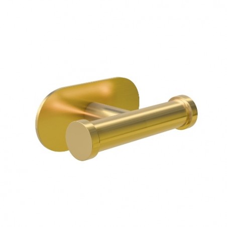 AMIG 25256  
 Colgador baño EA-5  
 100x65x45 mm  
 Acero inoxidable 18/8  
 Oro mate